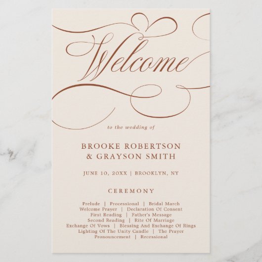 Calligraphie moderne Programme de Terracotta intem (Devant)