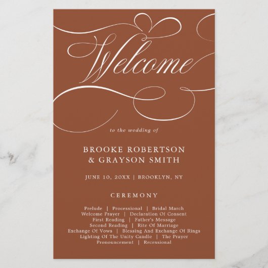 Calligraphie moderne Programme de Terracotta intem (Devant)