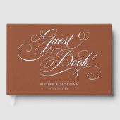 Calligraphie moderne Silver Terracotta Boho mariag (Recto)