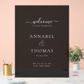 Calligraphie moderne simple Mariage "Bienvenue" (Mariage)