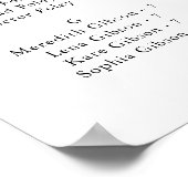 Calligraphie moderne Tableau alphabétique des sièg (Coin)