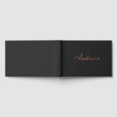 Calligraphie Nom de Famille Gris Foncé Mariage (Complet)