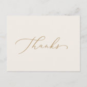 Calligraphie Or Délicate | Carte postale Cream Tha (Devant)