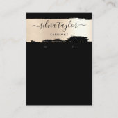 Calligraphie or parties scintillant Elevage carte  (Devant)