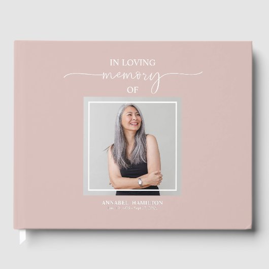 Calligraphie Photo commémoration du souvenir Livre (Recto)