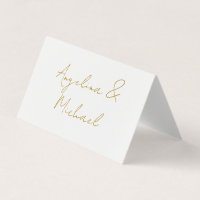 Calligraphie professionnelle Elegant or couleur