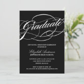 Calligraphie Script Graduation Invitation (Debout devant)