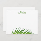 Calligraphie Script Palm Feuille Modèle Floral (Devant / Derrière)