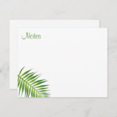 Calligraphie Script Palm Feuille Modèle Nature (Devant / Derrière)