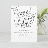 Calligraphie Script Photo Enregistrer la carte Dat (Debout devant)