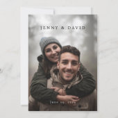 Calligraphie Script Photo Enregistrer la carte Dat (Dos)