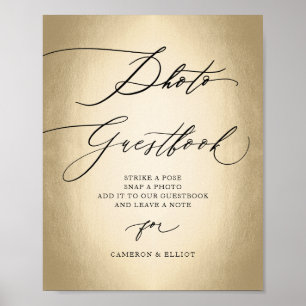 Calligraphie Script Photo Livre d'or Signal Mariag