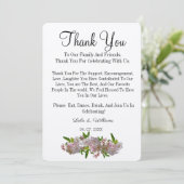 Calligraphie simple Mariage de texte Carte de reme (Debout devant)