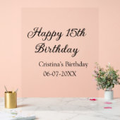 calligraphie simple minimum heureux 15e anniversai (Mariage)