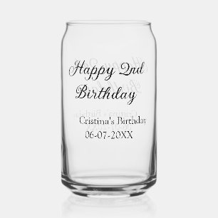 calligraphie simple minimum heureux 2e anniversair