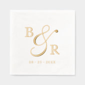 Calligraphie Stylish Personnalisée Couple Names In (Recto)