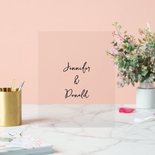 Calligraphie tendance écriture classique simple pe (Mariage)