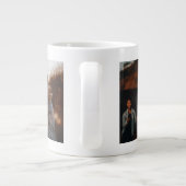 Calligraphie Whimsical Son Mariage Photo Mug (Dos)