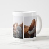 Calligraphie Whimsical Son Mariage Photo Mug (Devant droit)