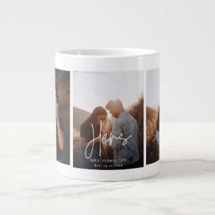 Calligraphie Whimsical Son Mariage Photo Mug