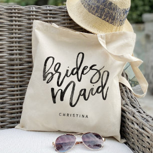 Calligraphy Bruidsmeisje Tote Bag