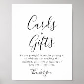 Calligraphy Formele Kaarten en Cadeaus Bord Poster (Voorkant)