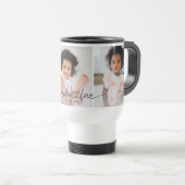 Calligraphy Holiday Love 3 Photos Reisbeker (Voorkant rechts)