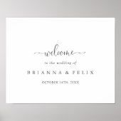 Calligraphy Love Fancy Script Mariage Affiche de b (Devant)