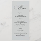 Calligraphy Menu (Voorkant)
