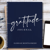 Calligraphy Script Modern Gratitude Journal Notitieboek