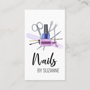 Calligraphy Watercolor Nagellak Vijl Gereedschap Visitekaartje