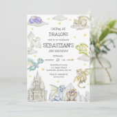 Calling All Dragons Birthday Invitation (Debout devant)