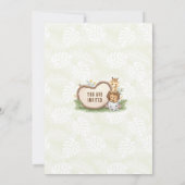 Calling All Party Animals Safari Themed Invitation (Dos)