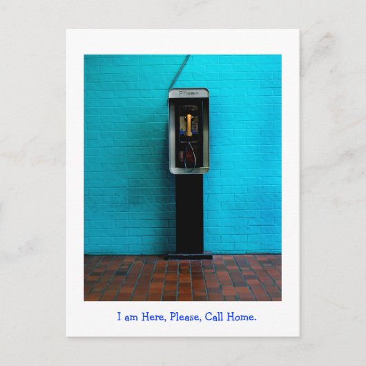 Calling Home Briefkaart (Voorkant)