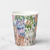 Calling Party Animals Safari Verjaardagsfeest Papieren Bekers (Rechts)