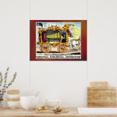 Calliope! 1874 adverteren poster (Keuken)