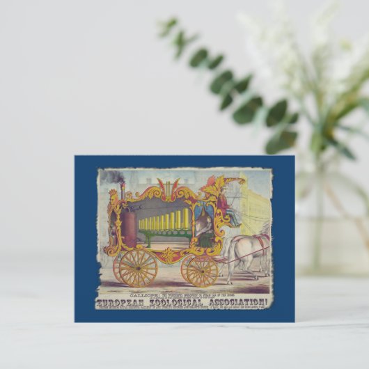 Calliope Artwork op Apparel en Gifts Briefkaart (Staand voorkant)