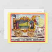 Calliope Circus Poster vaderdag Briefkaart (Voorkant / Achterkant)