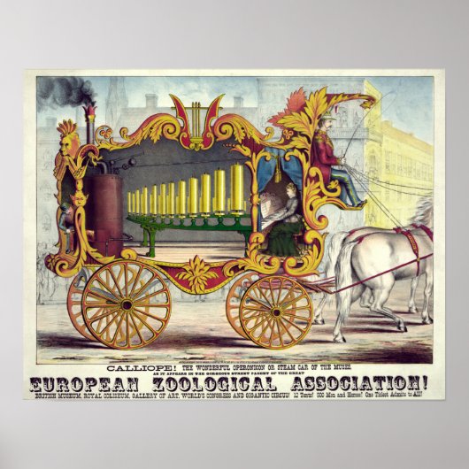  Calliope! Het prachtige operonicon Poster (Voorkant)