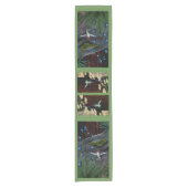 Calliope Hummingbird Table Runner Korte Tafelloper (Voorkant)