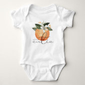 CALLIOPE Little Cutie Clementine Oranje Baby Romper (Voorkant)