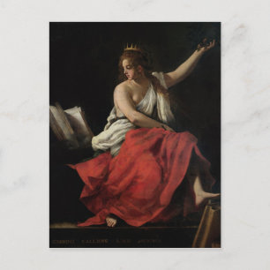 Calliope, Muse of Epic Poetry Briefkaart