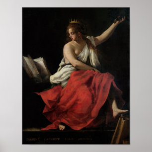 Calliope, Muse of Epic Poetry Poster