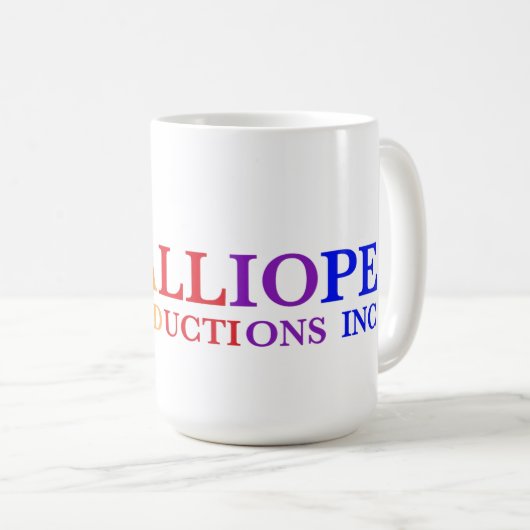 Calliope Productions 15oz Mok (Voorkant rechts)