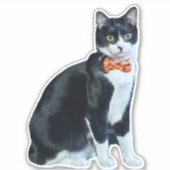 Calliope's Halloween Bow Stropdas Sticker (Voorkant)