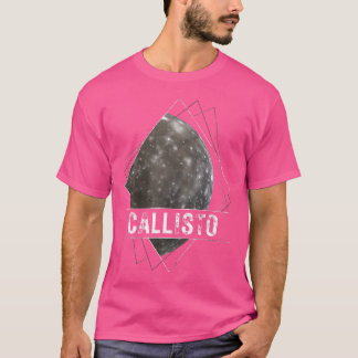 Callisto Jupiter Maan Zonnestelsel Ruimteastronomi T-shirt