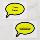 Callout-pictogram Visitekaartje (Voorkant / Achterkant)