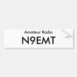 Callsign Bumpersticker