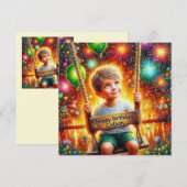 ~ CALLUM ~ Gelukkige Verjaardag ~ Tree Swing ~ (Voorkant / Achterkant)