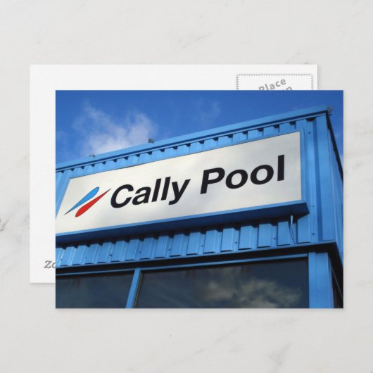 Cally Pool Briefkaart (Voorkant / Achterkant)